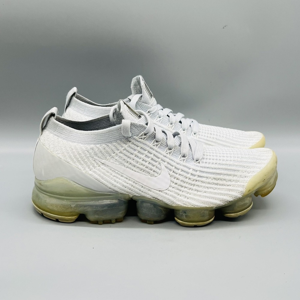 Nike Shoes Womens 9 Gray Air VaporMax Flyknit 2 Running Athletic Sneakers